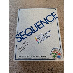 Jax Sequence Board Game NIB Strategy Tabletop Game Family Night